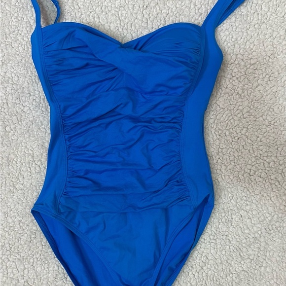La Blanca Blue Women's Swimsuit - Picture 6 of 10